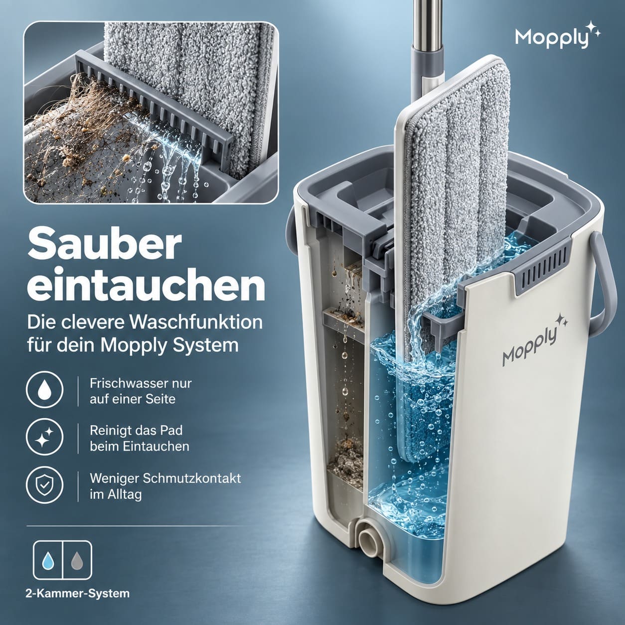 MOPPLY | WASH-&-DRY-WISCHSET Bild 4