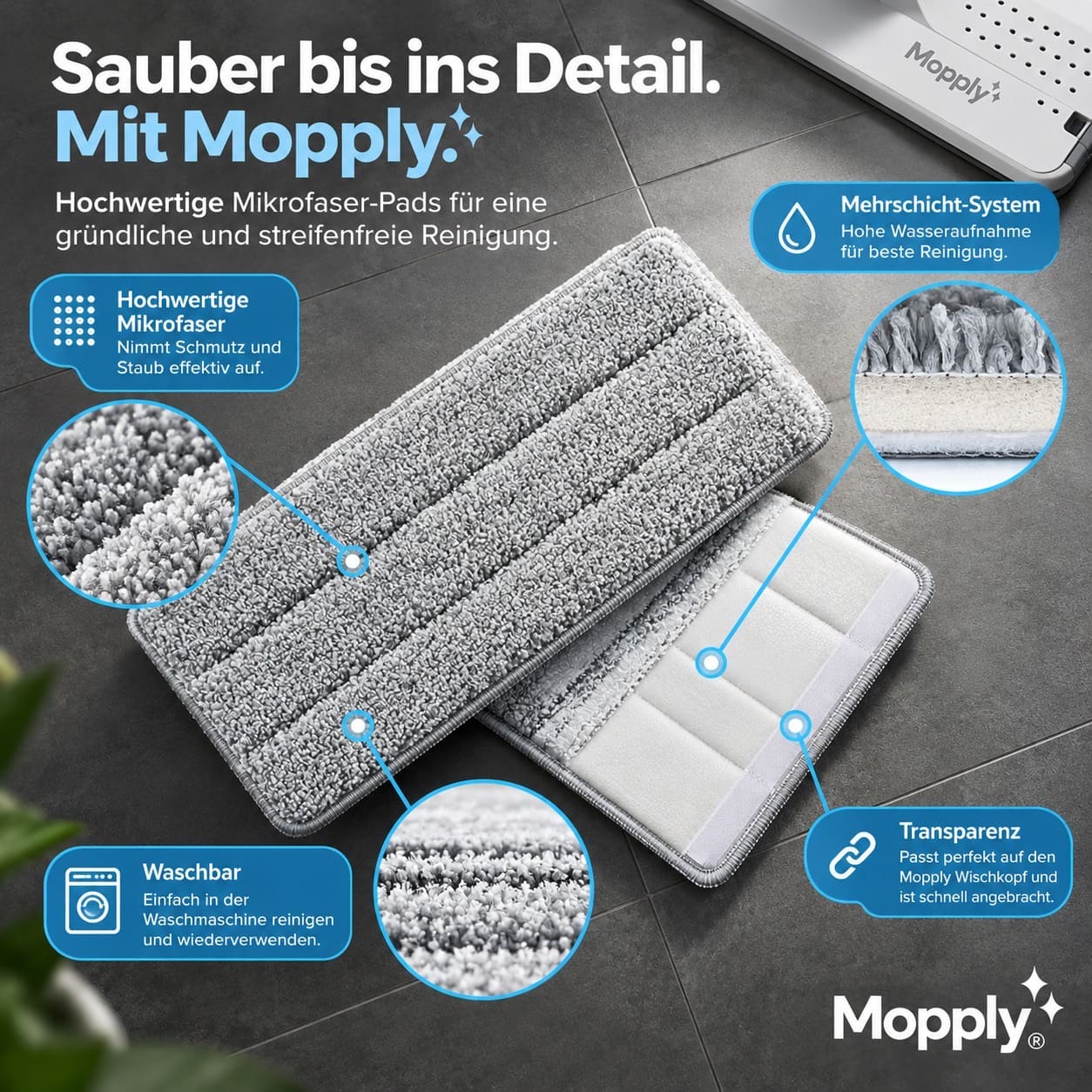 MOPPLY | WASH-&-DRY-WISCHSET Bild 6