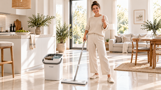 Wischmopp mit getrenntem Schmutzwasser: So funktioniert hygienisches Bodenwischen